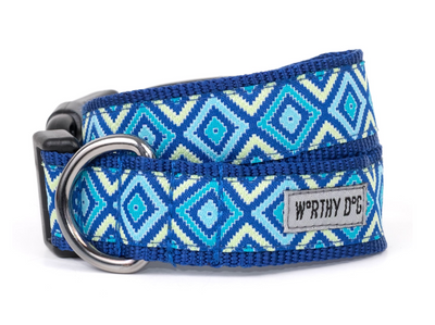 The Worthy Dog Graphic Diamond Collar