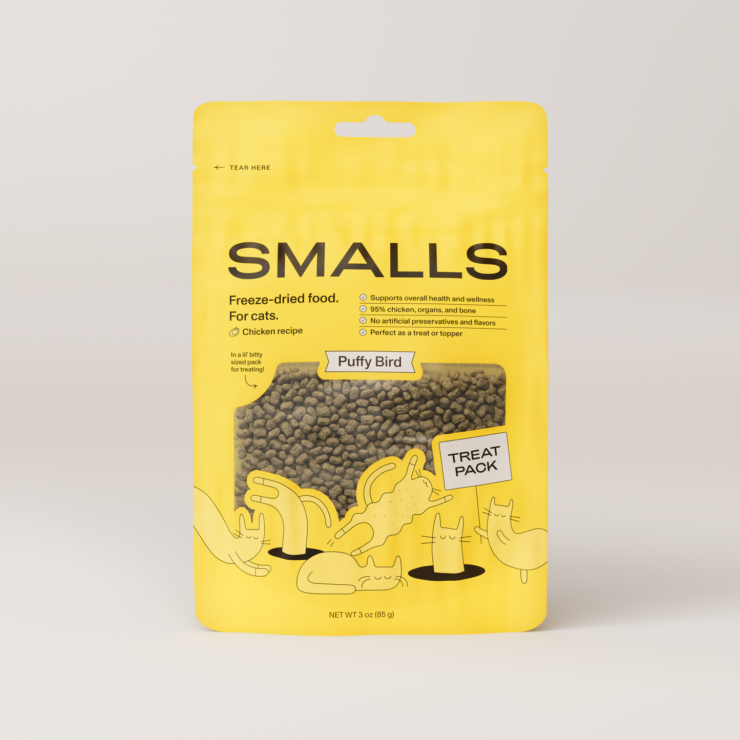 Smalls Freeze Dried Chicken Cat 3 oz