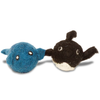 Karma Cat Whale & Orca Wool Cat Toys 2 pk