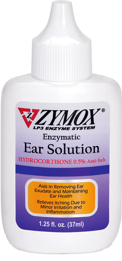 Zymox Ear Solution with .5% hydrocortisone 1.25 oz