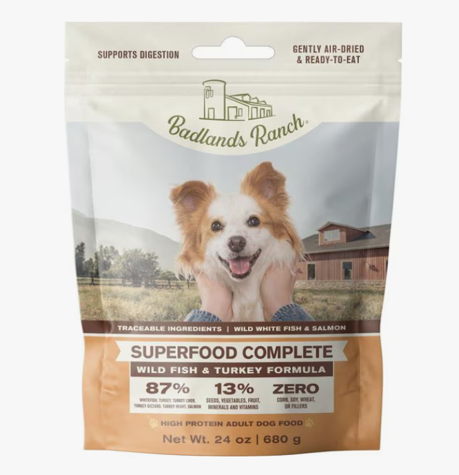 Badlands Ranch Superfood Complete Air Dried Wild Fish & Turkey