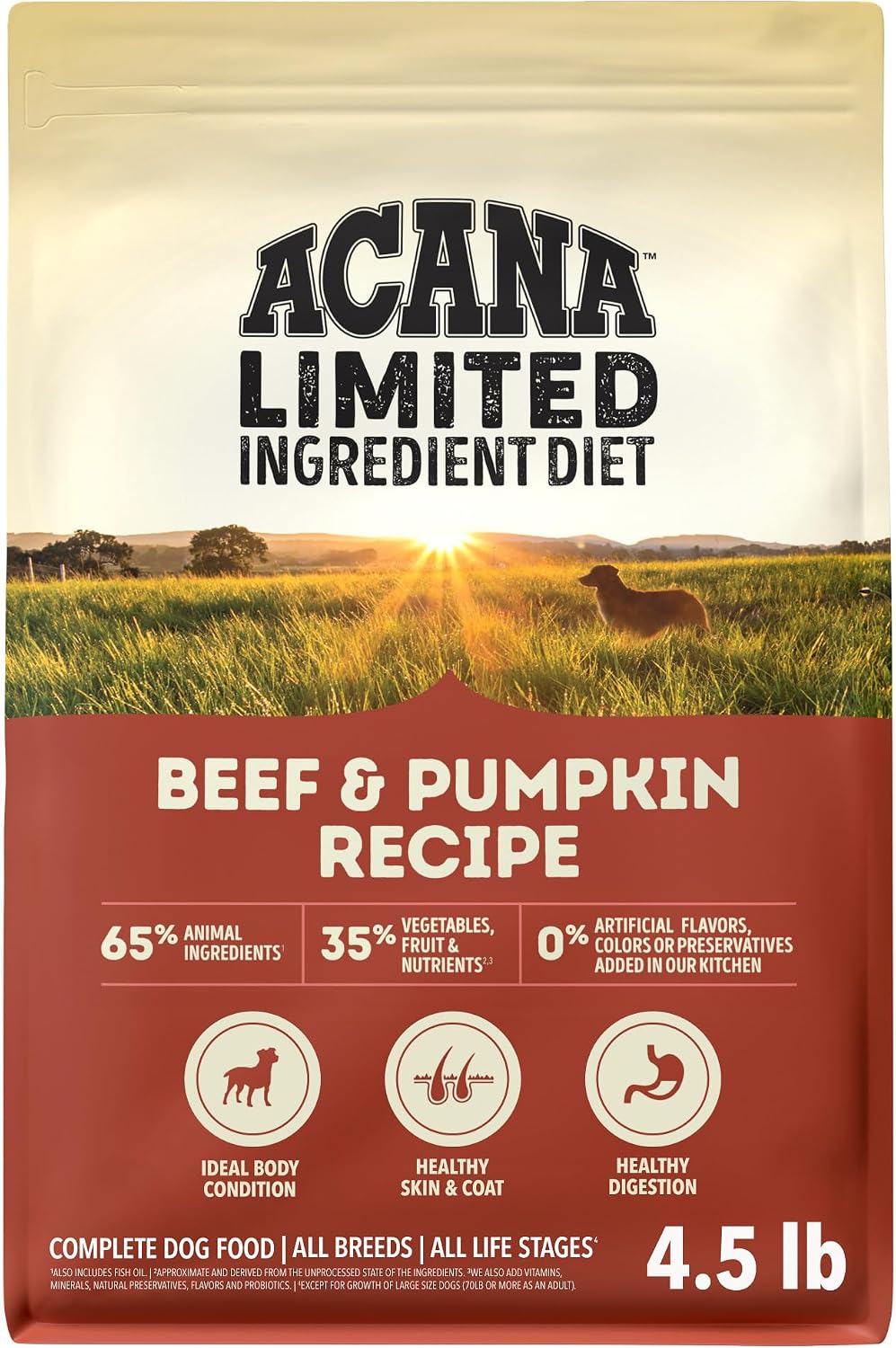 Acana Singles Beef & Pumpkin