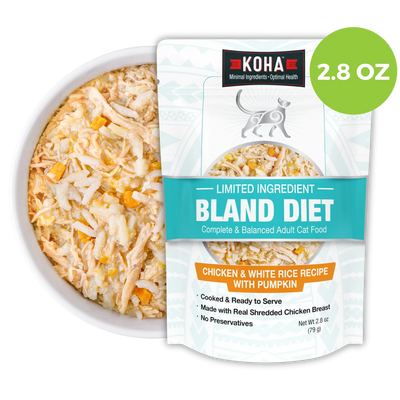 Koha Limited Ingredient Chicken & White Rice Bland Diet for Cats