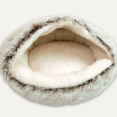 Goo-Eez Hooded Plush Pet Bed