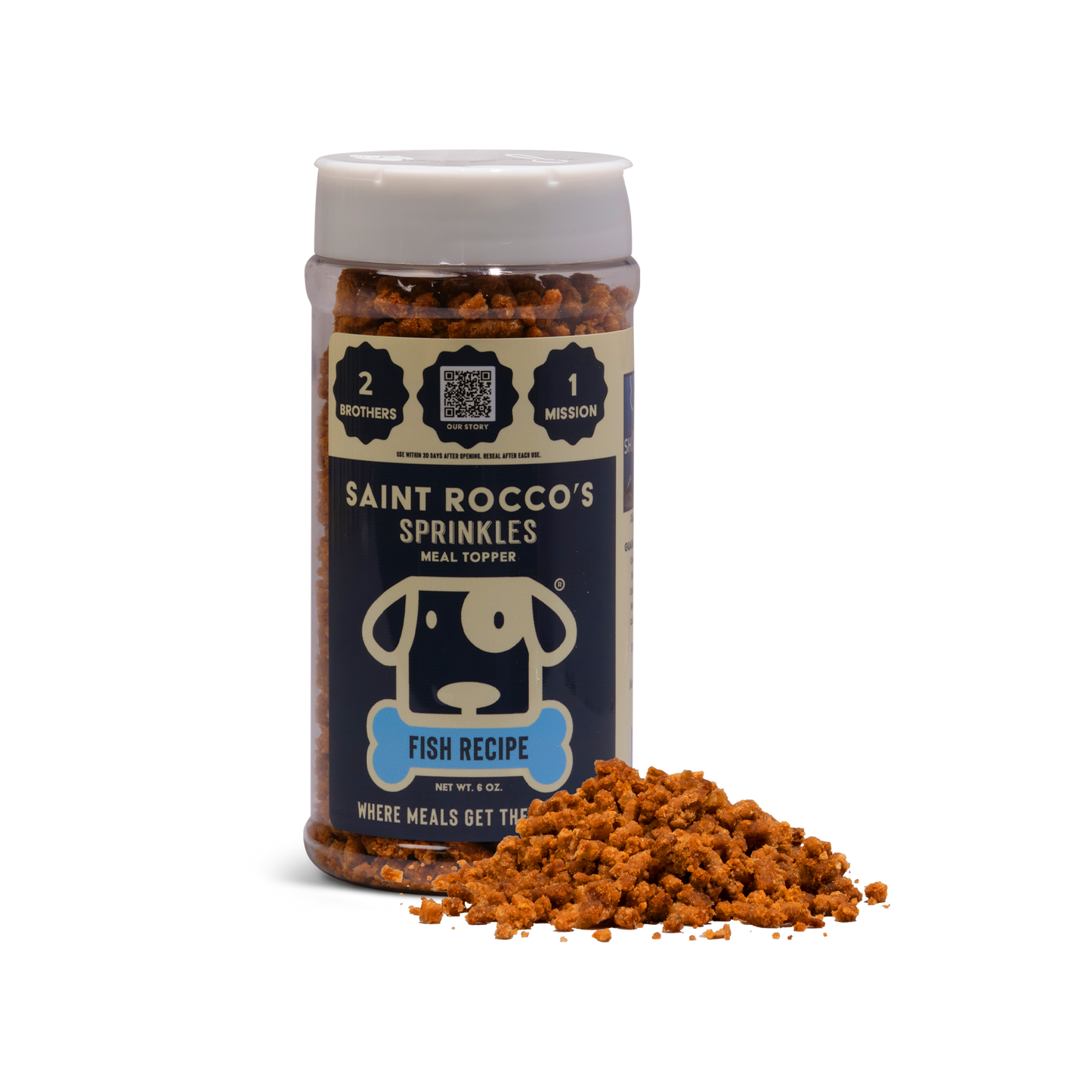 Saint Rocco's Fish Sprinkles Topper 6 oz