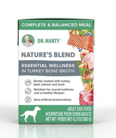 Dr. Marty Essential Wellness Turkey, Beef, Salmon & Duck Tetra Pack