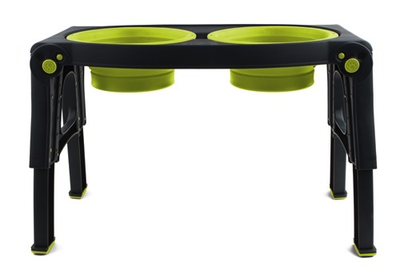 Dexas Collapsible Double Feeder Green Large