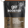 Help maintain your very-clever-cat's cognitive capabilities with a complete + balanced cat food topper designed to support your cat's healthy brain. GO! SOLUTIONS Minced Chicken + Salmon with Gravy for Brain Health combines DHA and EPA-rich salmon and...