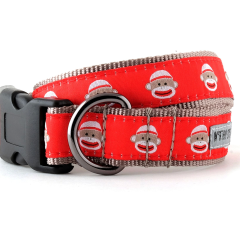The Worthy Dog Sock Monkey Collar