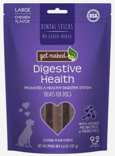 Get Naked Digestive Health Dental Chew Sticks