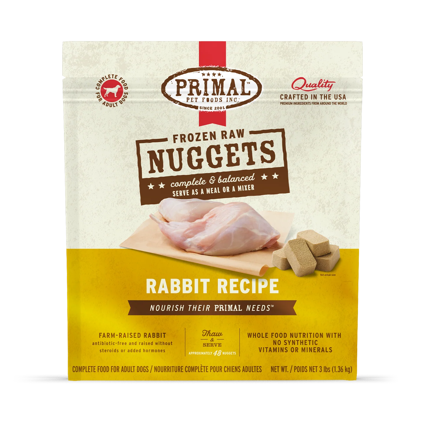 Primal Raw Frozen Rabbit Formula