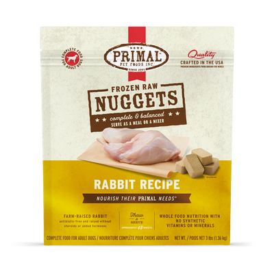 Primal Raw Frozen Rabbit Formula