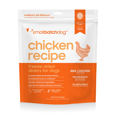 Small Batch Freeze Dried Chicken Sliders 14 oz.