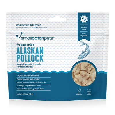 Small Batch Freeze Dried Pollock 1.25 oz