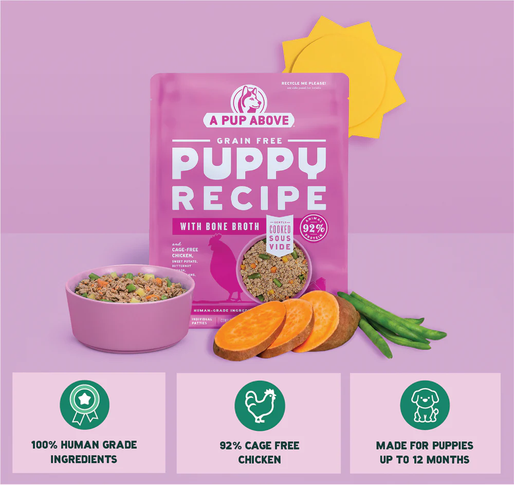 A Pup Above Frozen Puppy Chicken