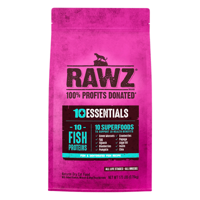 Rawz Cat 10 Essentials Fish & Dehydrated Fish