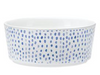 Waggo Shibori Printed Dog Bowl  Dots Medium