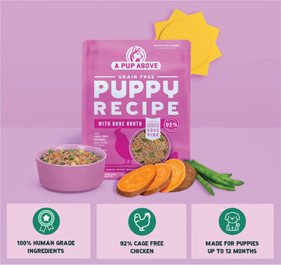 A Pup Above Frozen Puppy Chicken