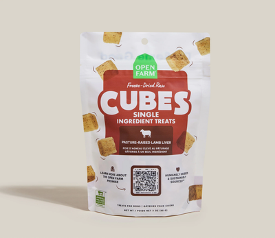 Open Farm Freeze Dried Cubes Lamb Liver 3 oz