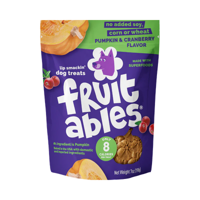 Fruitables Baked Pumpkin & Cranberry Flavor Treats 7 oz.