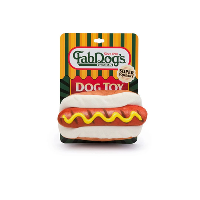 FabDog Fast Foodies FabDog's Hotdog Toy