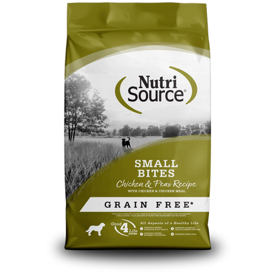 Nutri Source Grain-Free Small Bites Chicken & Peas Formula