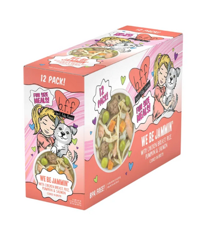 Weruva BFF We Be Jammin' Chicken,Rice,Pumpkin & Salmon Dog Cup