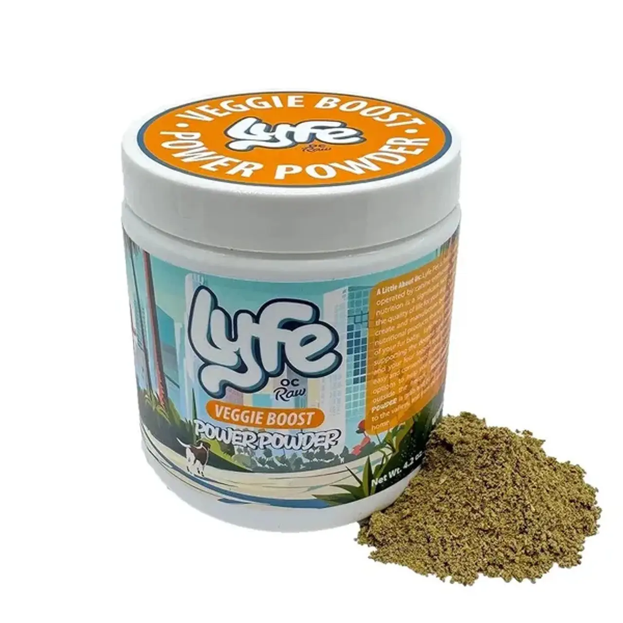 Oc Powder Stick OC Raw Lyfe Veggie Boost Power Powder 4.2 oz – Healthy Pet Austin