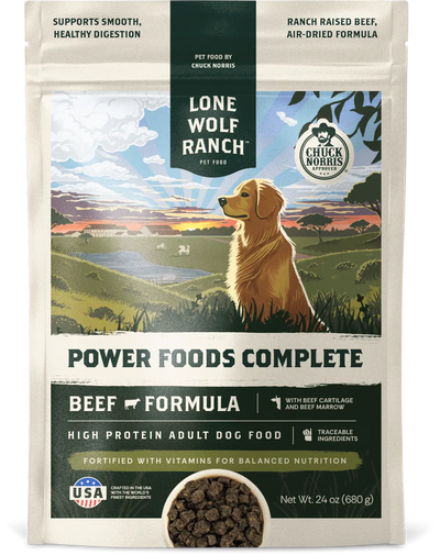 Lone Wolf Ranch Air Dried Power Food Complete Beef