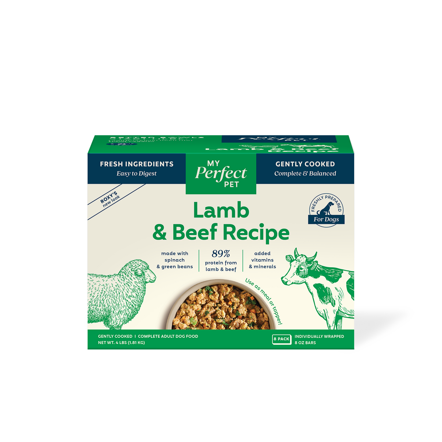 My Perfect Pet Roxy's Grain Free Lamb & Beef Dog  4 lb.