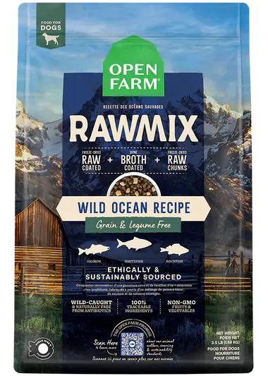 Open Farm Raw Mix Grain Free Wild Ocean