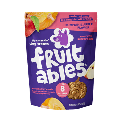 Fruitables Baked Pumpkin & Apple Flavor Treats 7 oz.