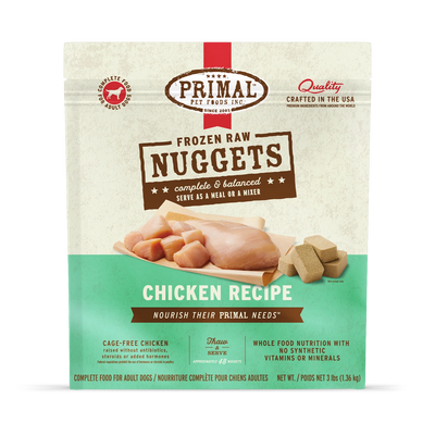 Primal Raw Frozen Chicken Formula