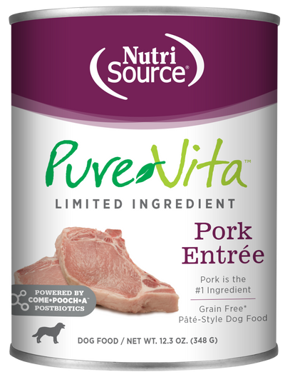 Pure Vita Grain-Free Pork Entree