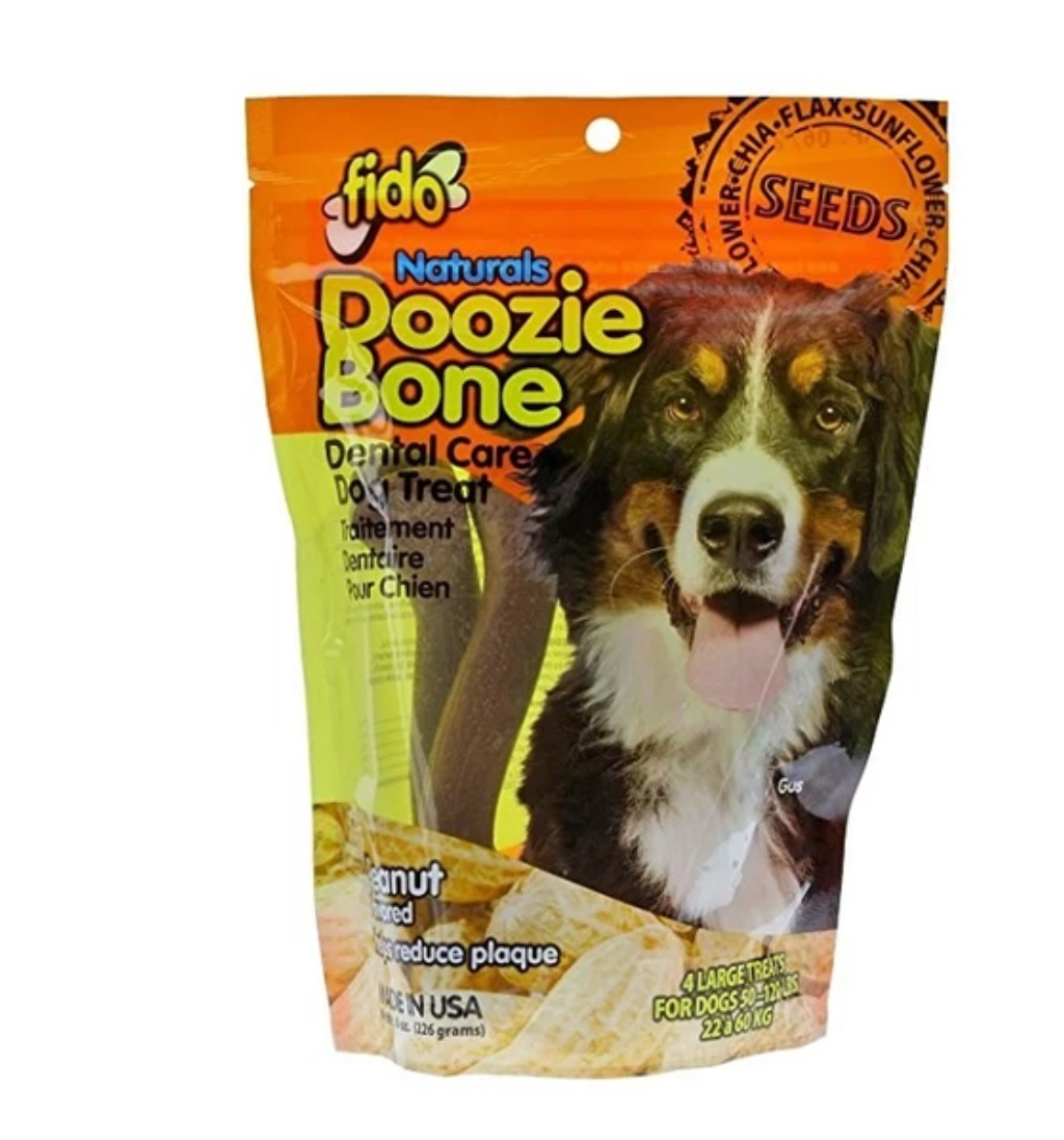 Fido Naturals Doozie Bone Peanut