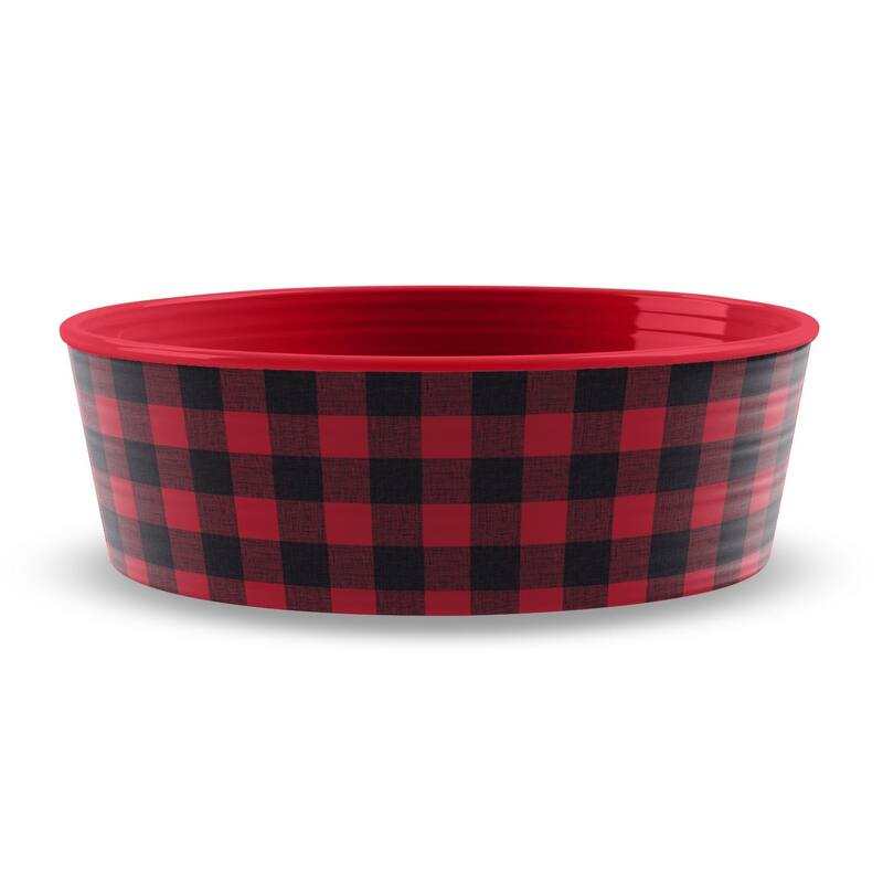 Abode Check Pet Bowl 4 Cup