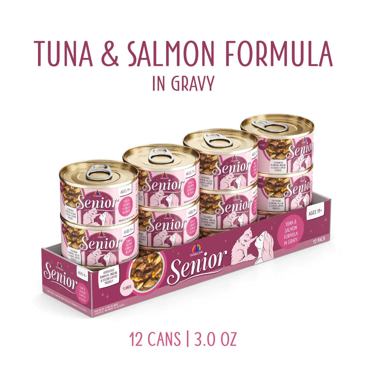 Weruva Senior Cat Tuna & Salmon in Gravy