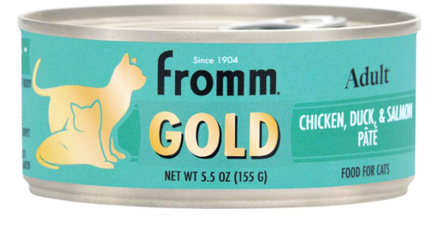 Fromm Adult Cat Gold Chicken, Duck & Salmon Pate