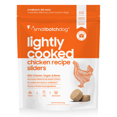Small Batch Lightly Cooked Chicken