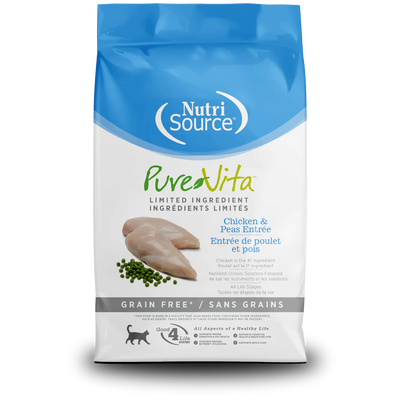 Pure Vita Cat Chicken & Peas Entree