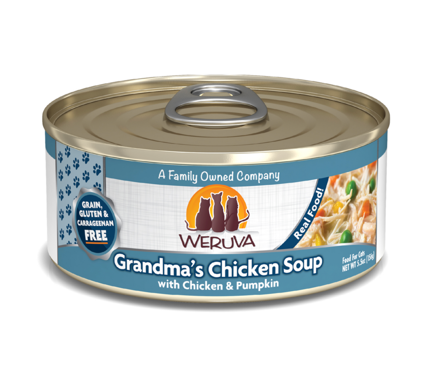Weruva Cat Classic Grain-Free Grandma's Chicken Soup with Chicken & Pumpkin