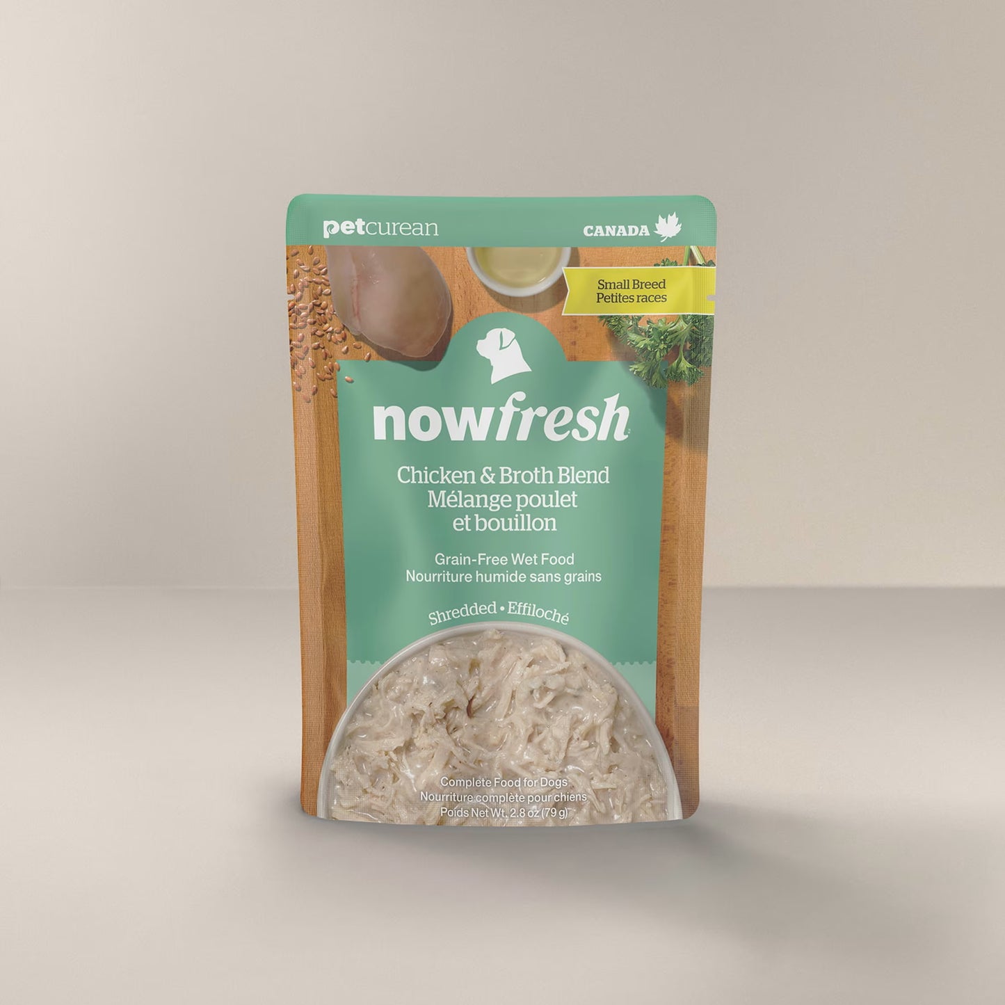 Now Fresh Grain Free Small Breed Shredded Chicken & Broth