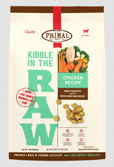Primal Kibble in the Raw Chicken