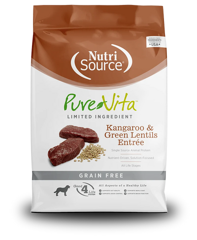 Pure Vita Grain-Free Kangaroo & Green Lentils Entree