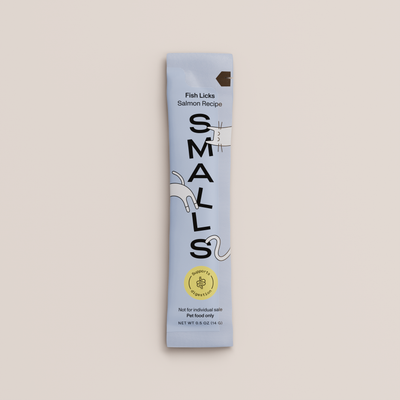 Smalls Salmon Digestion Lickable Treats Cat 8 Pack