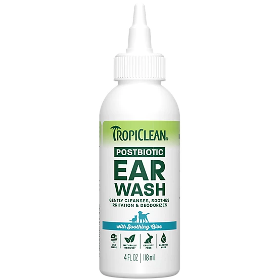 Tropiclean Postbiotic Ear Cleaner 4 oz.