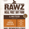 Rawz Limited Ingredient Duck Recipe 20 Lb