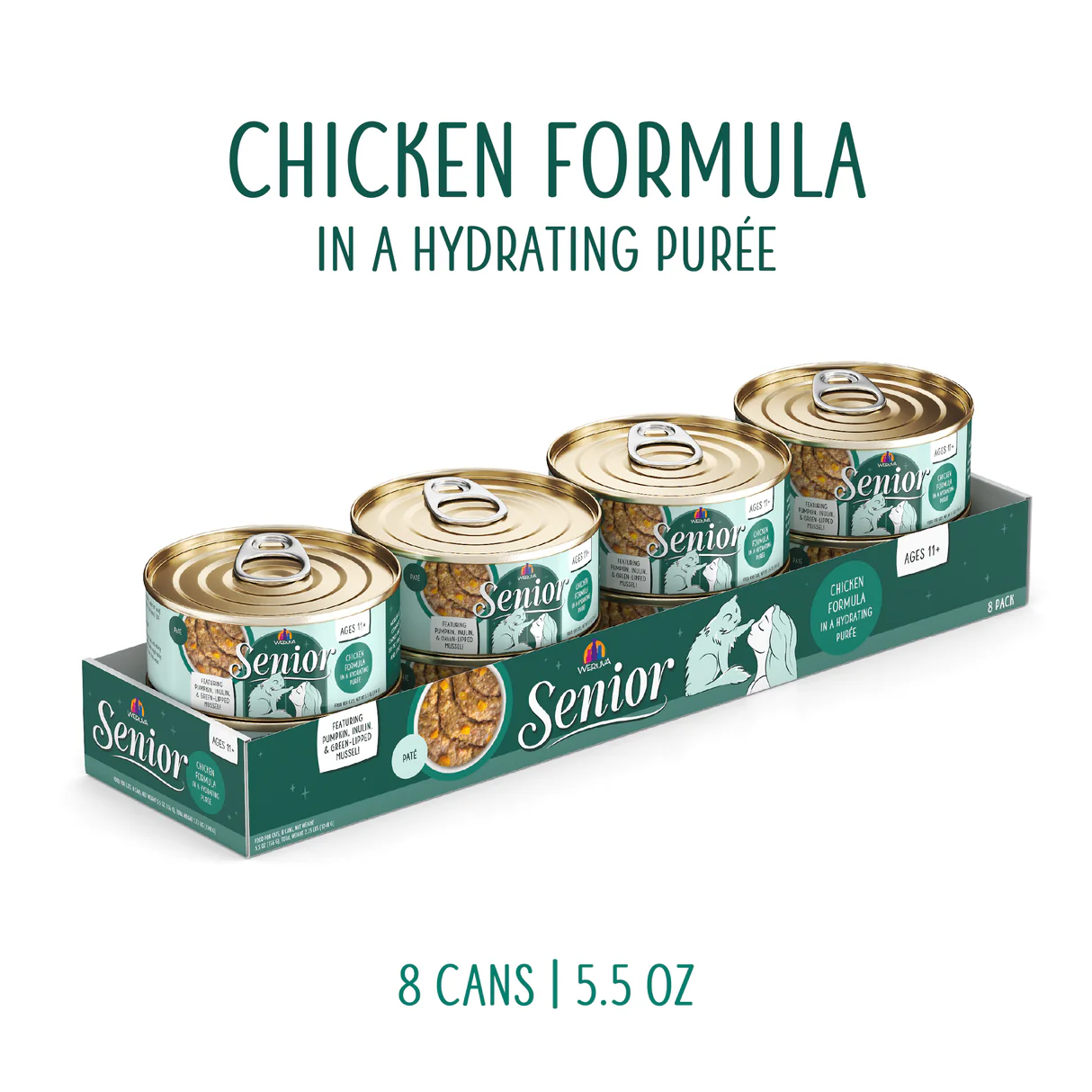 Weruva Senior Cat Chicken in Hydrating Purée