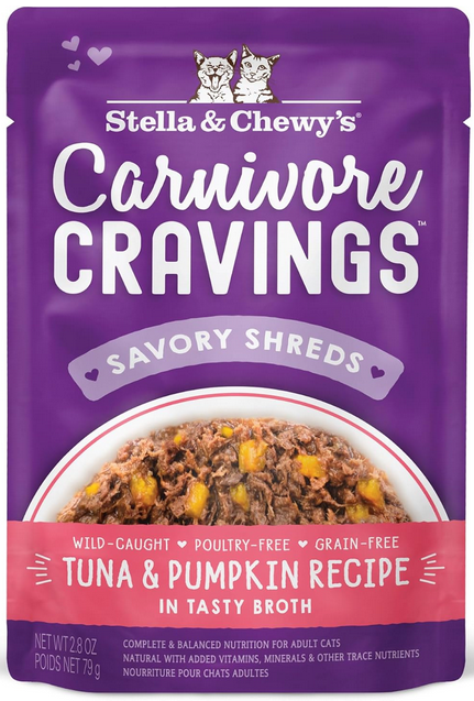 Stella & Chewy's Cat Carnivore Cravings Tuna & Pumpkin Pouch