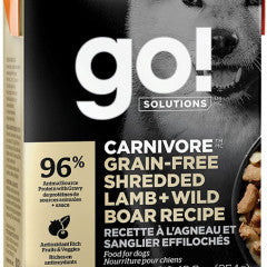 Go! Solutions Carnivore GF Shredded Lamb + Boar